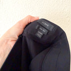 J.Crew Petite "Any Day" Skinny Pixie Pant in Black Stretch Ponte | XXSP