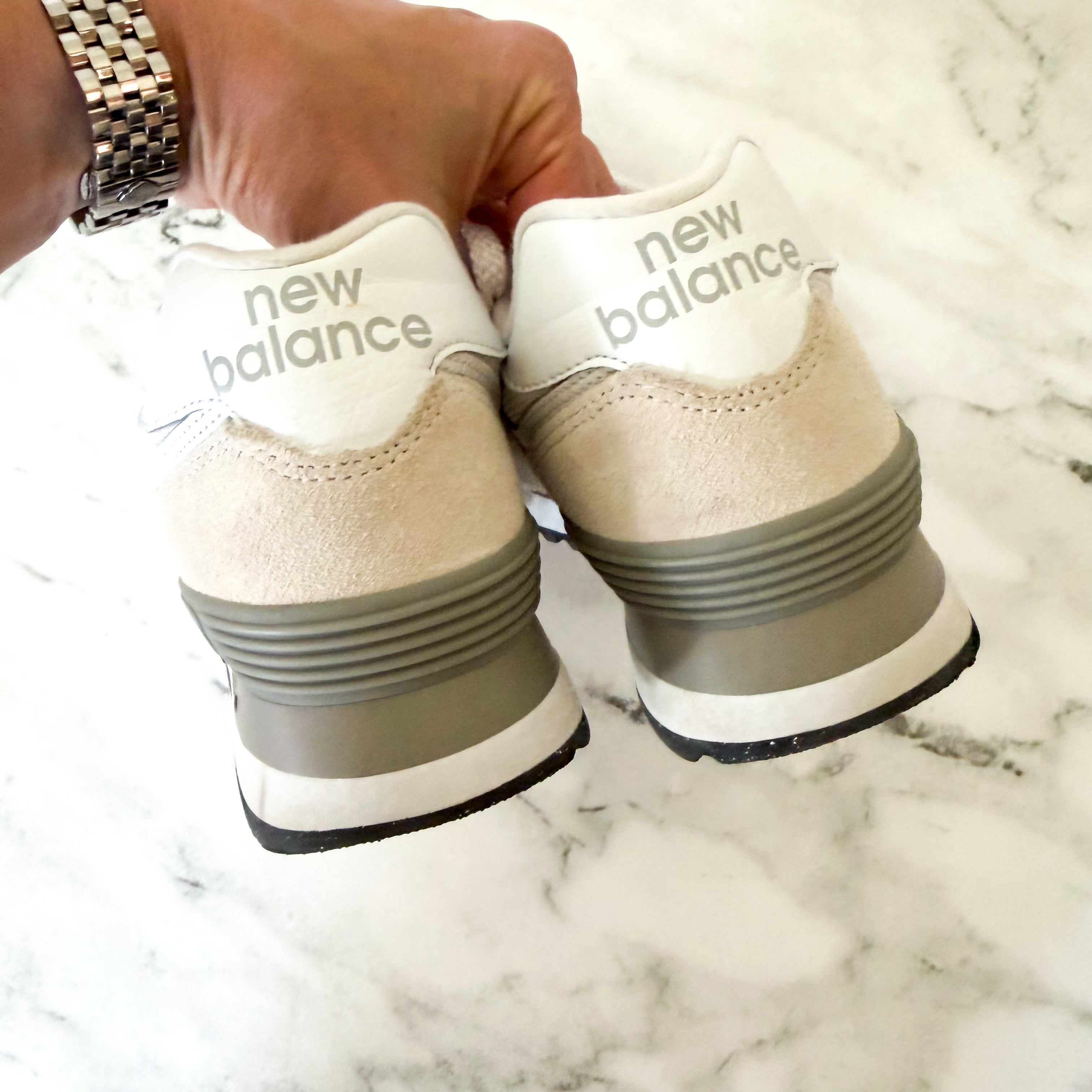 New Balance Classics 574 in Nimbus Cloud/New Balance White | 7