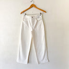 Madewell The Perfect Vintage Wide-Leg Petite Crop Jean in Tile White | 25P