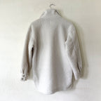 H&M Oversized Teddy Sherpa Shacket in Cream | XS