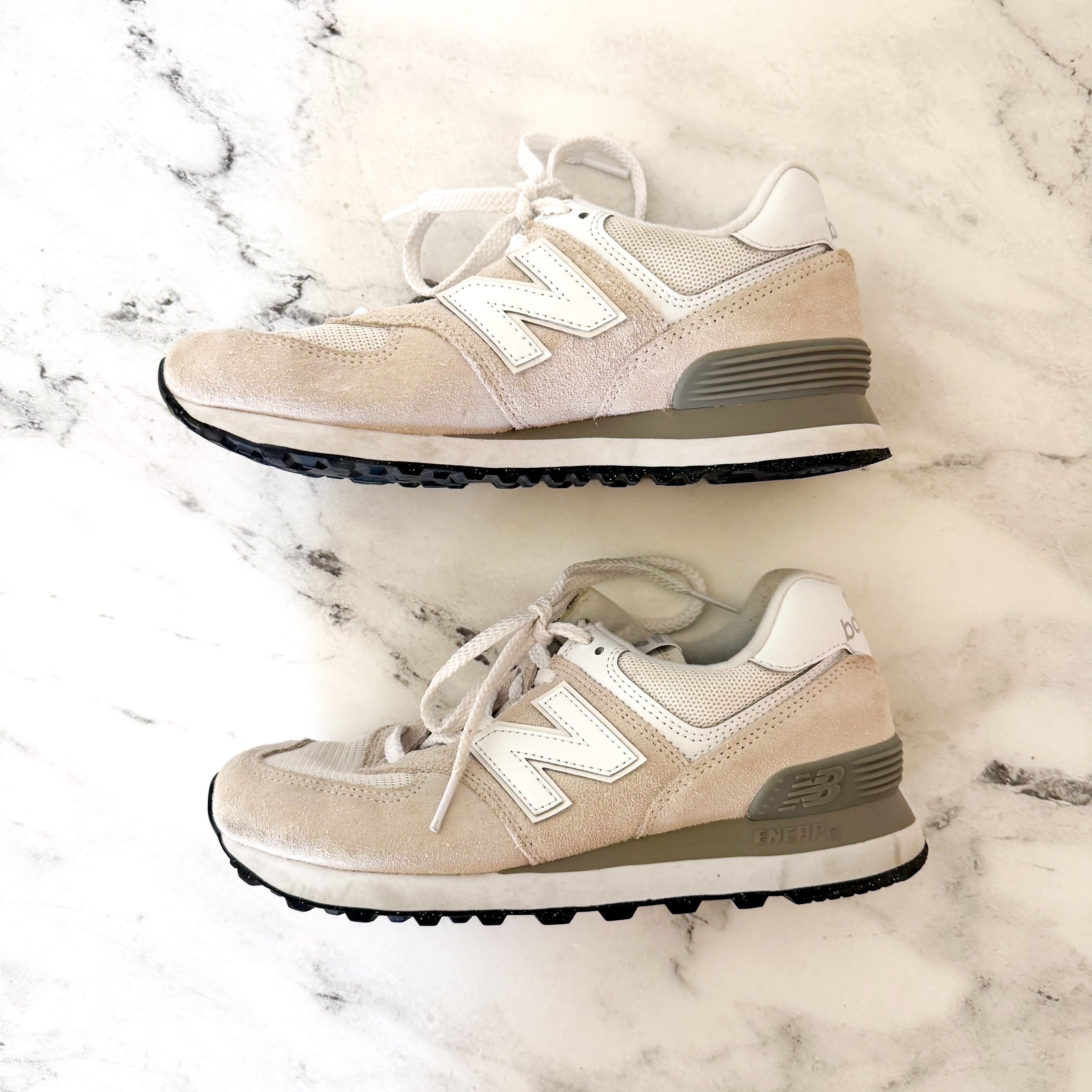 New Balance Classics 574 in Nimbus Cloud/New Balance White | 7