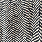 Anine Bing Diana Fishbone Wool Blend Blazer Jacket in Black | XS