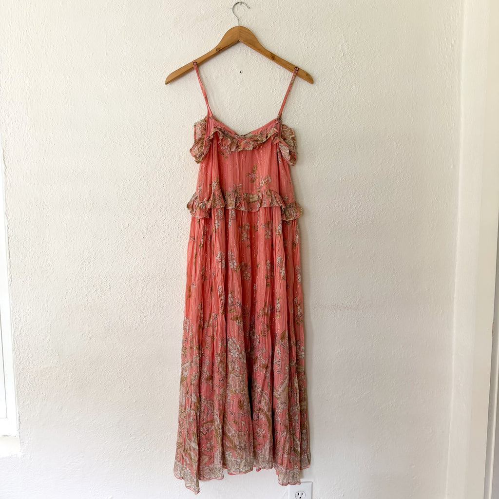 Spell & The Gypsy Hendrix Strappy Maxi Dress in Dusty Pink | XXS
