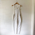 L*Space Freya Textured Cotton Jumpsuit in White | XS