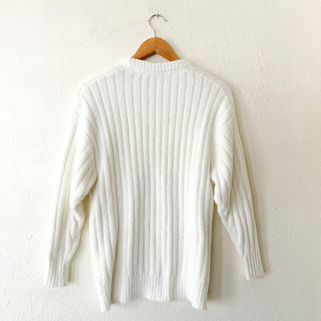 UGG Terri Ribbed Sweatshirt in Cream | Small