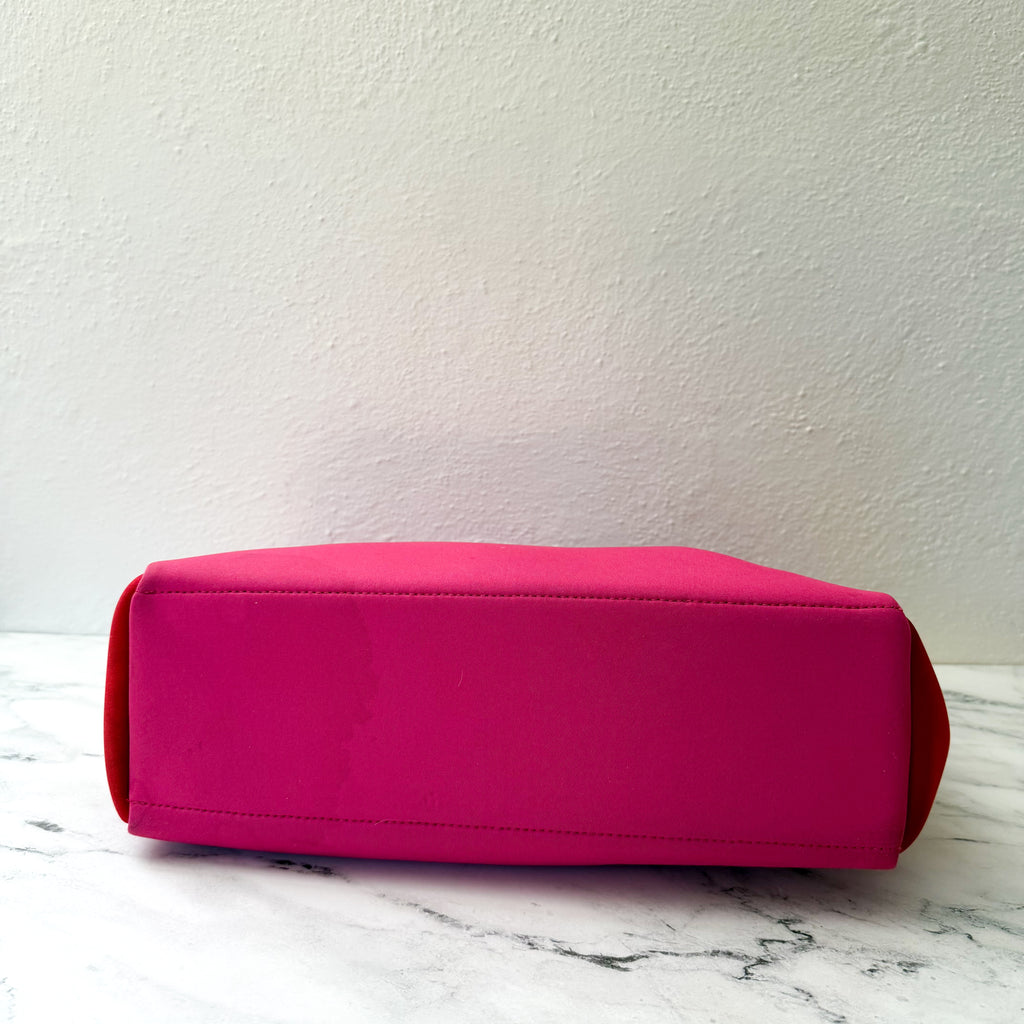 Summersalt Neoprene Hot Pink/Red Beach Tote Bag