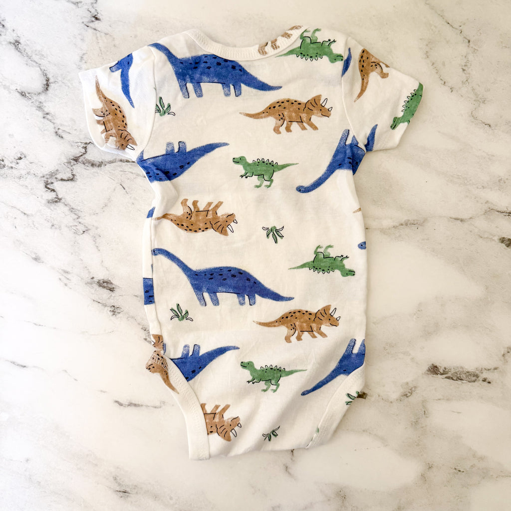 Carter's Dinosaur Short Sleeve Bodysuit Bundle | 0-3m