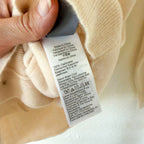 J.Crew 100% Cashmere V-Neck Relaxed Cardigan Sweater in Cream | XS