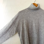Reiss Nova Cashmere Blend Turtleneck Sweater in Grey | XS