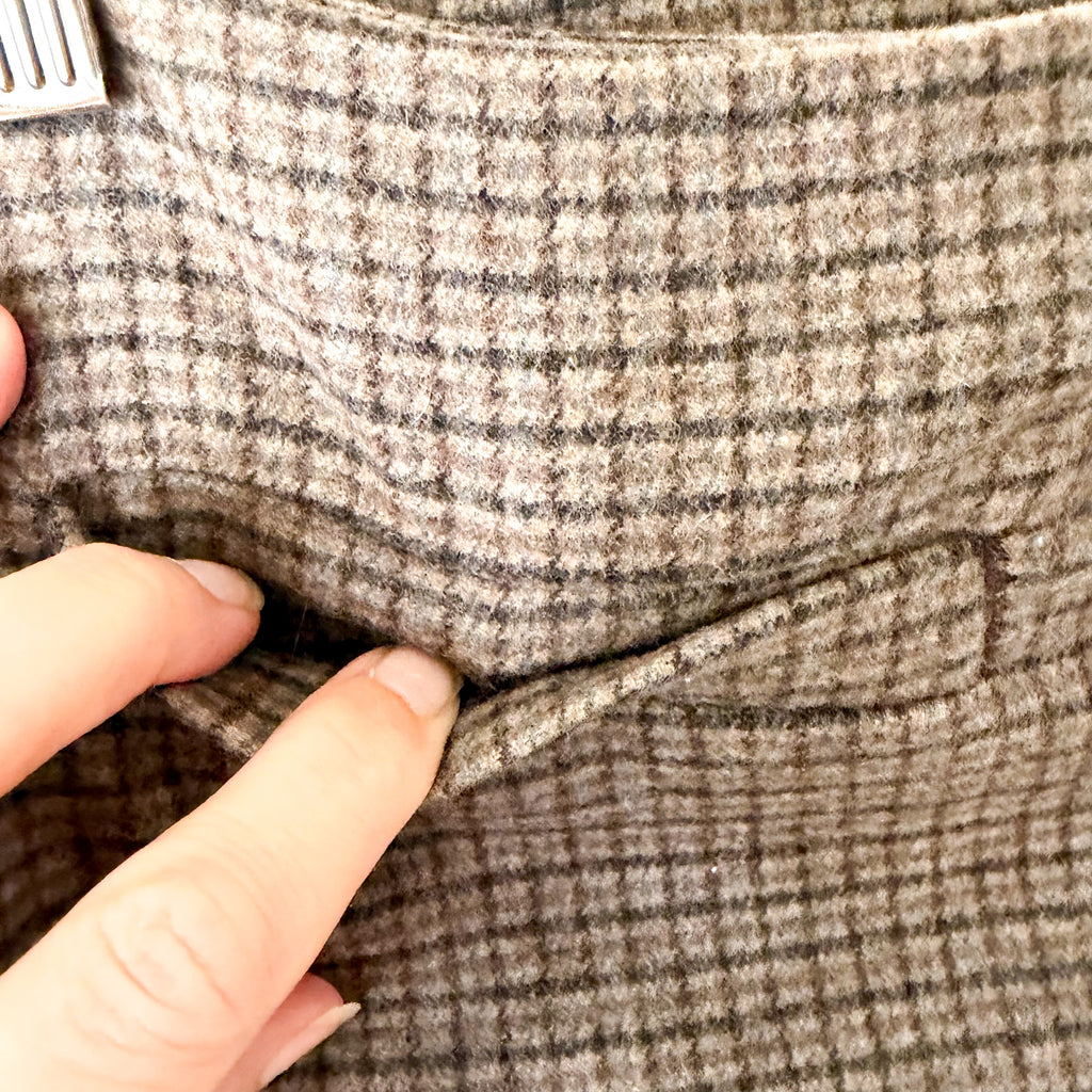 Madewell Italian Wool-Blend Mini Skirt in Parton Check | 0