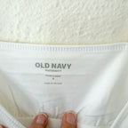 Old Navy Maternity First-Layer Nursing Clip Down Cami Top in Bright White, sz Small