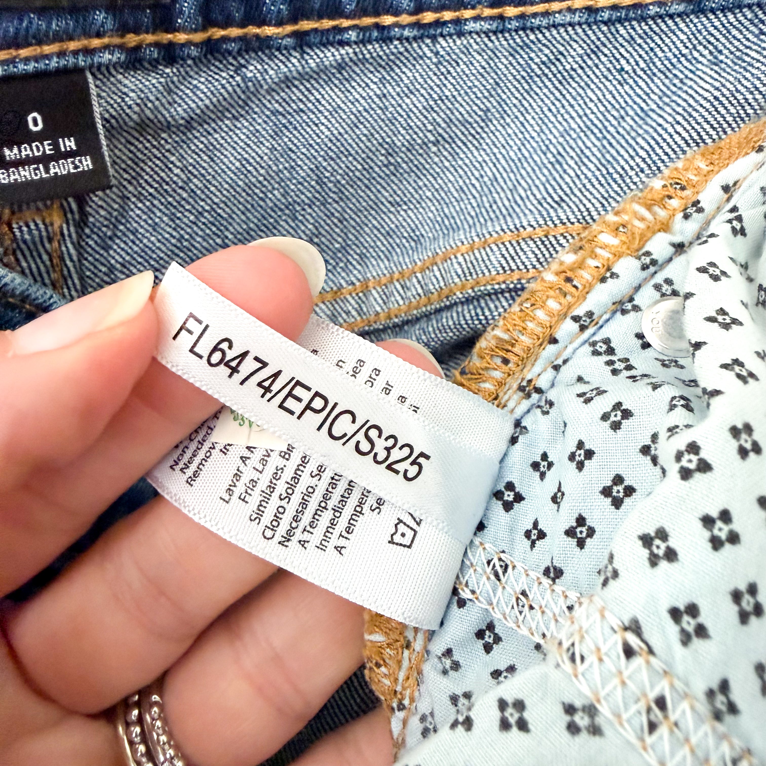 Free Assembly Mid Rise Slim Leg Jeans in Authentic Dark Wash | 0