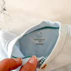 Cloud Island Powder Blue Long Sleeve Pointelle Bodysuit + Pants Matching Set | 3-6m