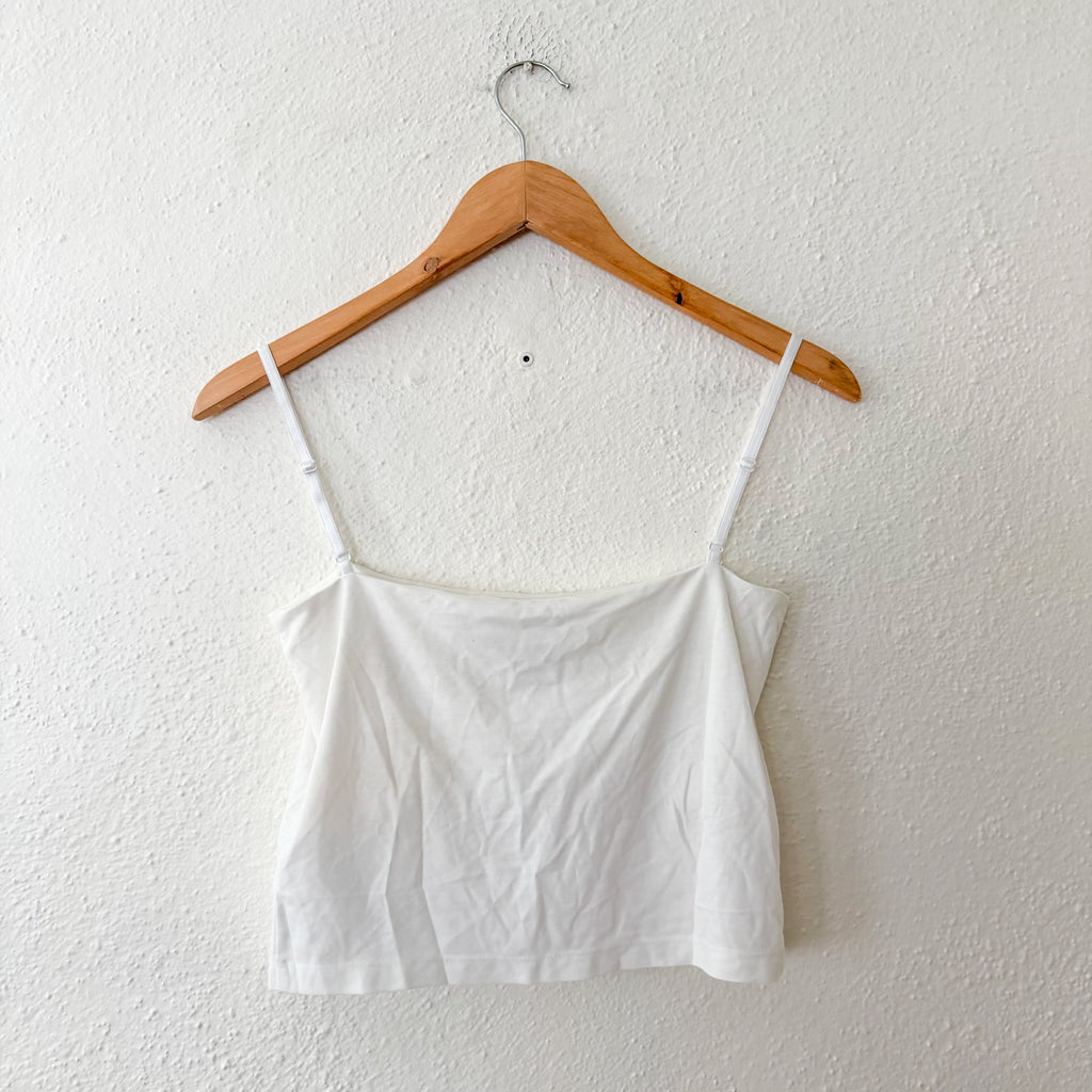 Maje Cropped Floral Lace Broderie Sheer Blouse in White | 0