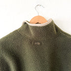 Barbour Violette Fleece Jacket in Olive Green | 8