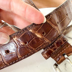Karoo Classics Tan Genuine Nile Crocodile Belt | 44