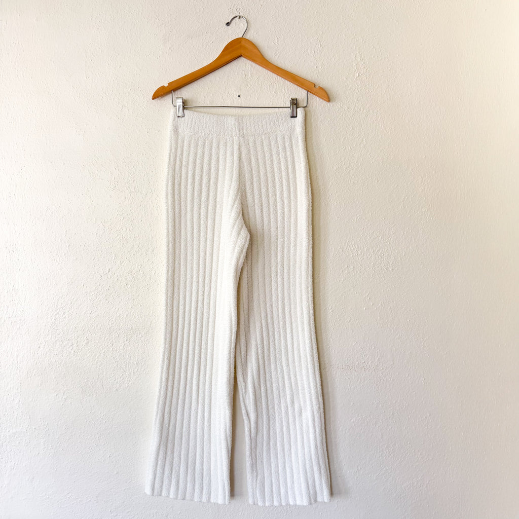 UGG Terri Ribbed Wide Leg Pant in Cream | Small