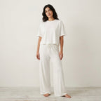 BumpSuit The Cloud Cropped Tee in Ivory | XS