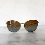 Oliver Peoples Rayette Soft Gold Cat-Eye Sunglasses in Sunrise Gradient