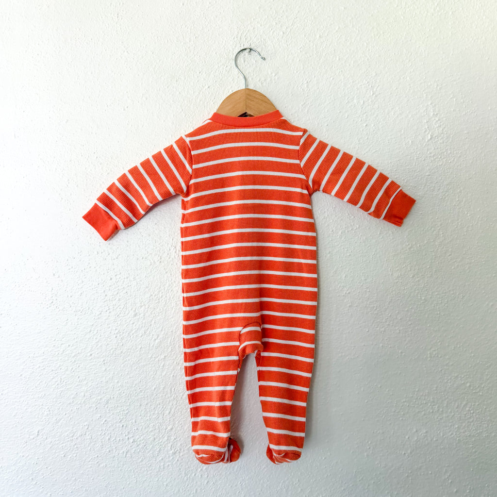 Carter's Halloween Jack-O-Lantern 2-Way Zipper Footed Sleeper | 3-6m
