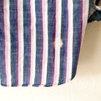 Taylorbyrd 100% Cotton Oversized Purple Striped Button Down Shirt | S