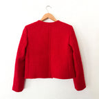 J.Crew Isabelle Lady Jacket in Ruby Red Tweed | 0
