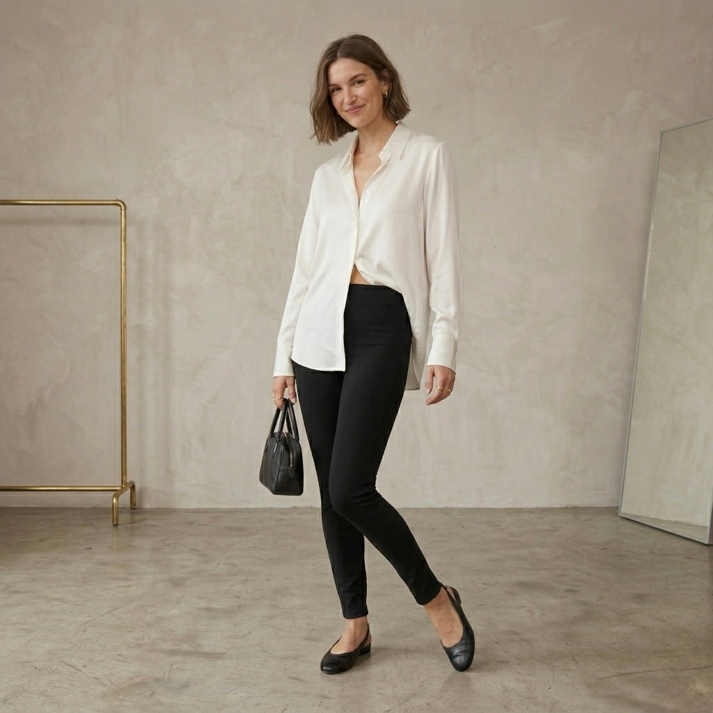 J.Crew Petite "Any Day" Skinny Pixie Pant in Black Stretch Ponte | XXSP