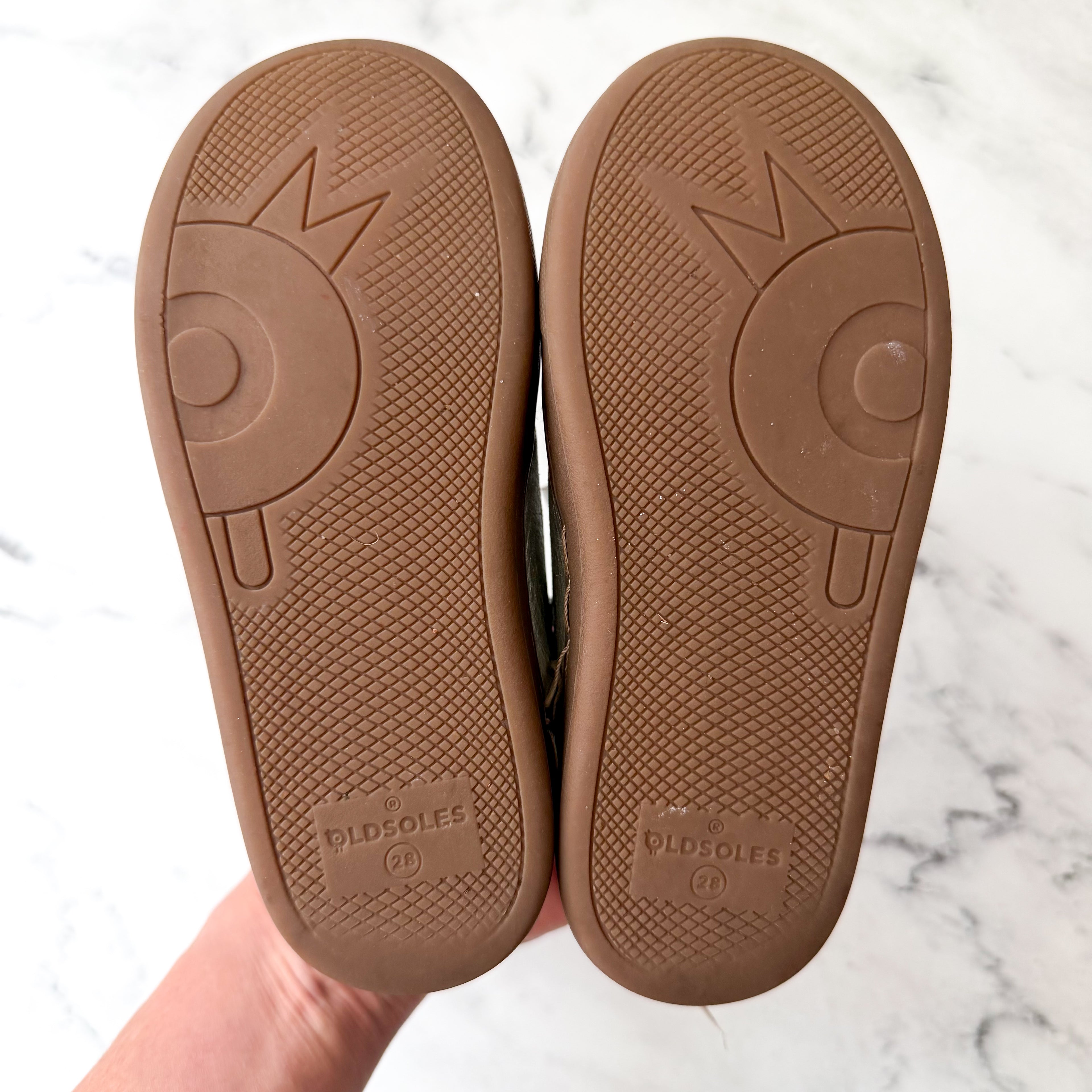 Old Soles Kids Wos Pink Star Champagne Leather Sneakers | 11