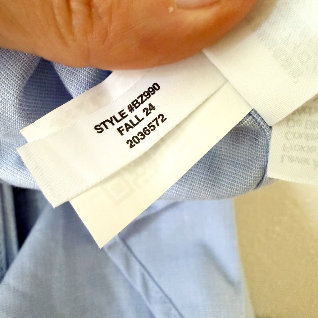 J.Crew Étienne Petite Oversized Button Down Shirt in Blue Oxford | XXSP
