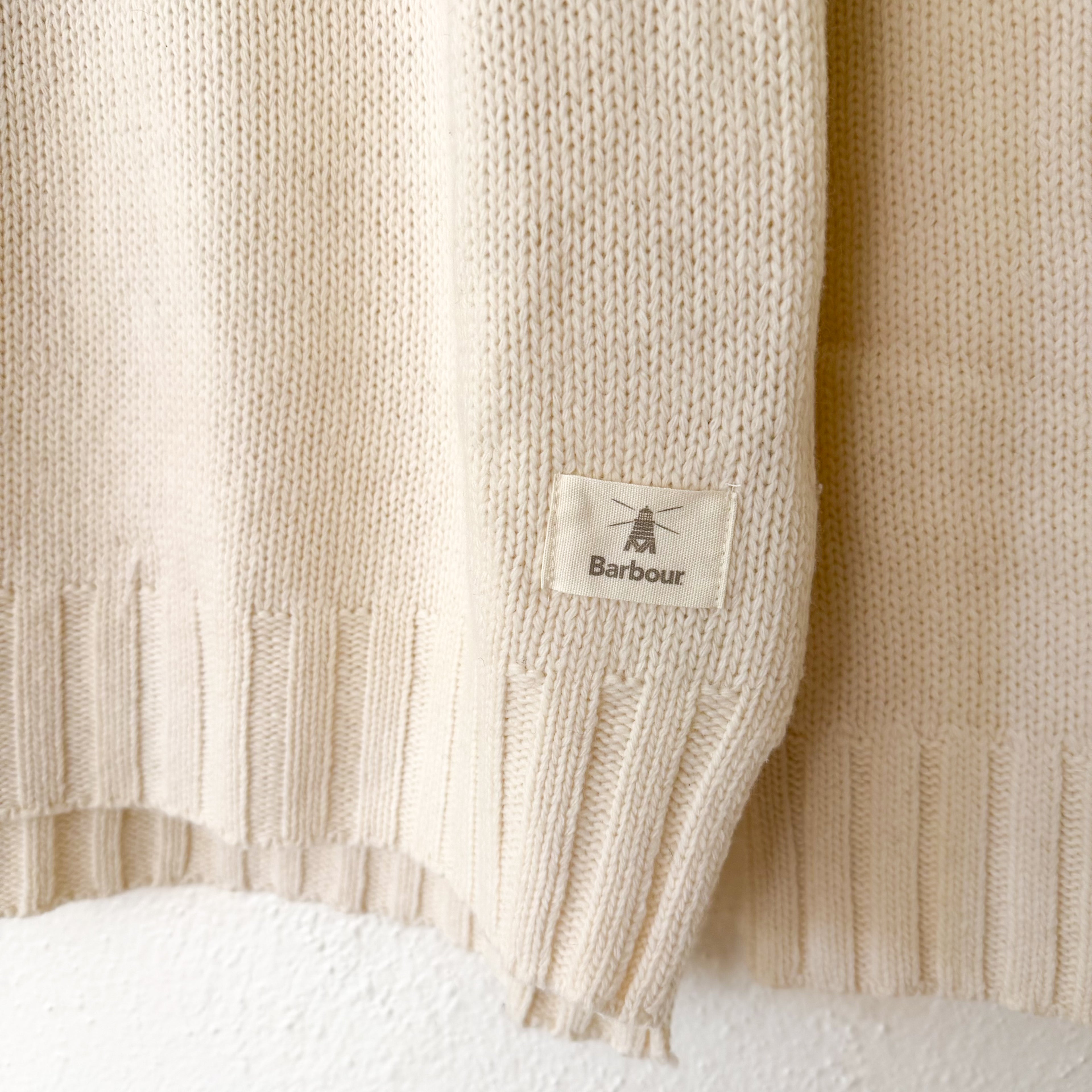 Barbour Mersea Fair Isle Wool Blend Knit Turtleneck Sweater in Aran Cream | 4