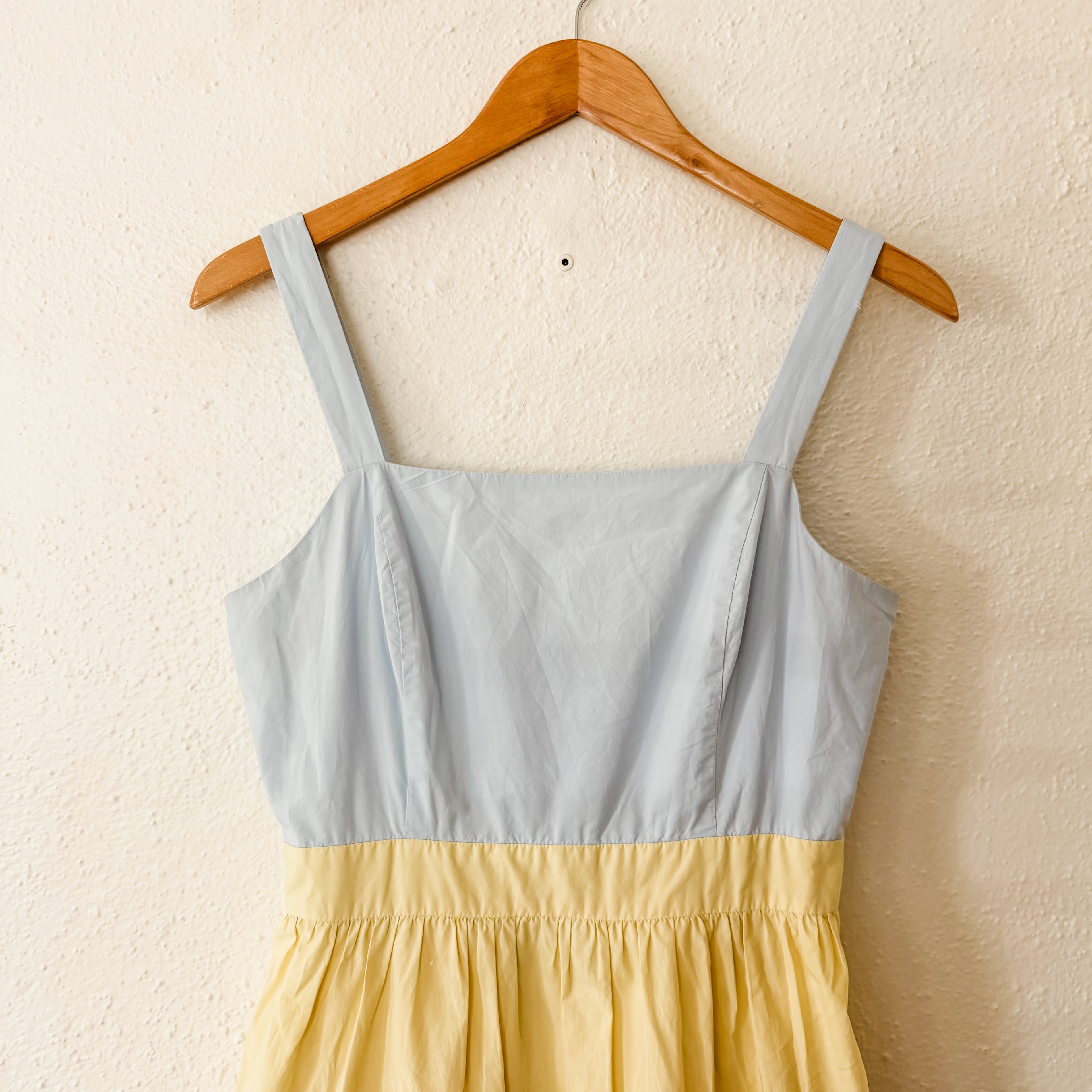 English Factory Pastel Colorblock Tiered Maxi Dress | S