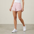 Lululemon Hotty Hot High-Rise Lined 4" Running Shorts in Soft Pink | 2