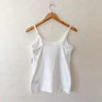 Old Navy Maternity First-Layer Nursing Clip Down Cami Top in Bright White, sz Small