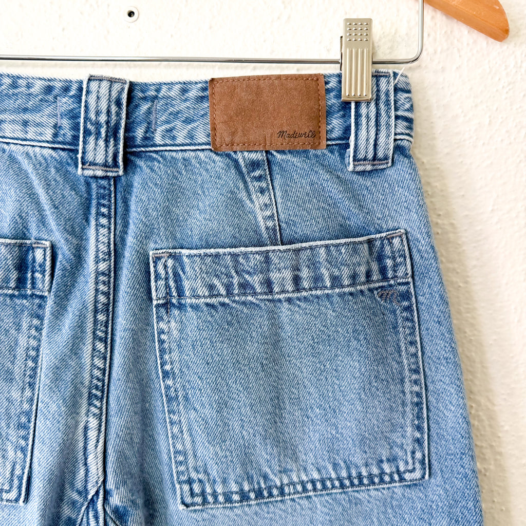 Madewell The Darted Barrel-Leg Utility Jeans in Riverbend Wash | 25