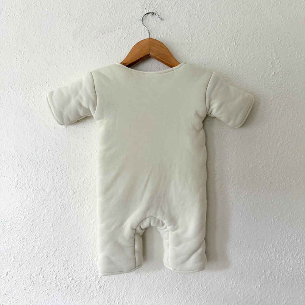 Baby Merlin Cream Cotton Magic Sleepsuit Infant Sleep Bag | S (3-6m)