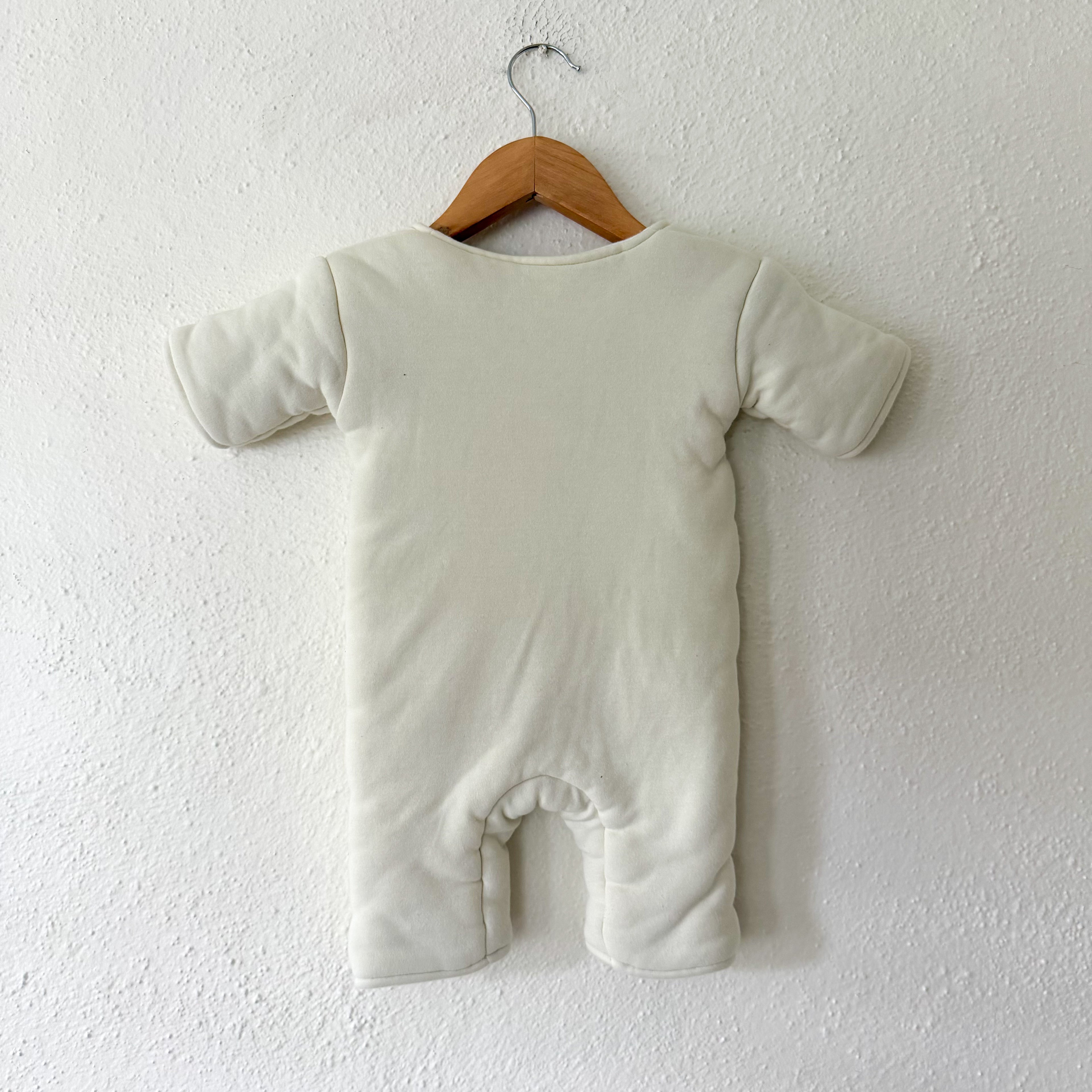 Baby Merlin Cream Cotton Magic Sleepsuit Infant Sleep Bag | S (3-6m)