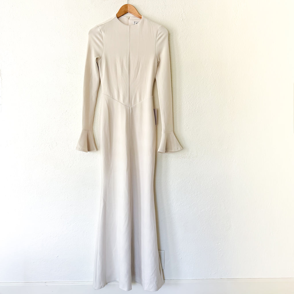 Odd Muse London "The Ultimate Muse" Knitted Maxi Dress in Cream | XS