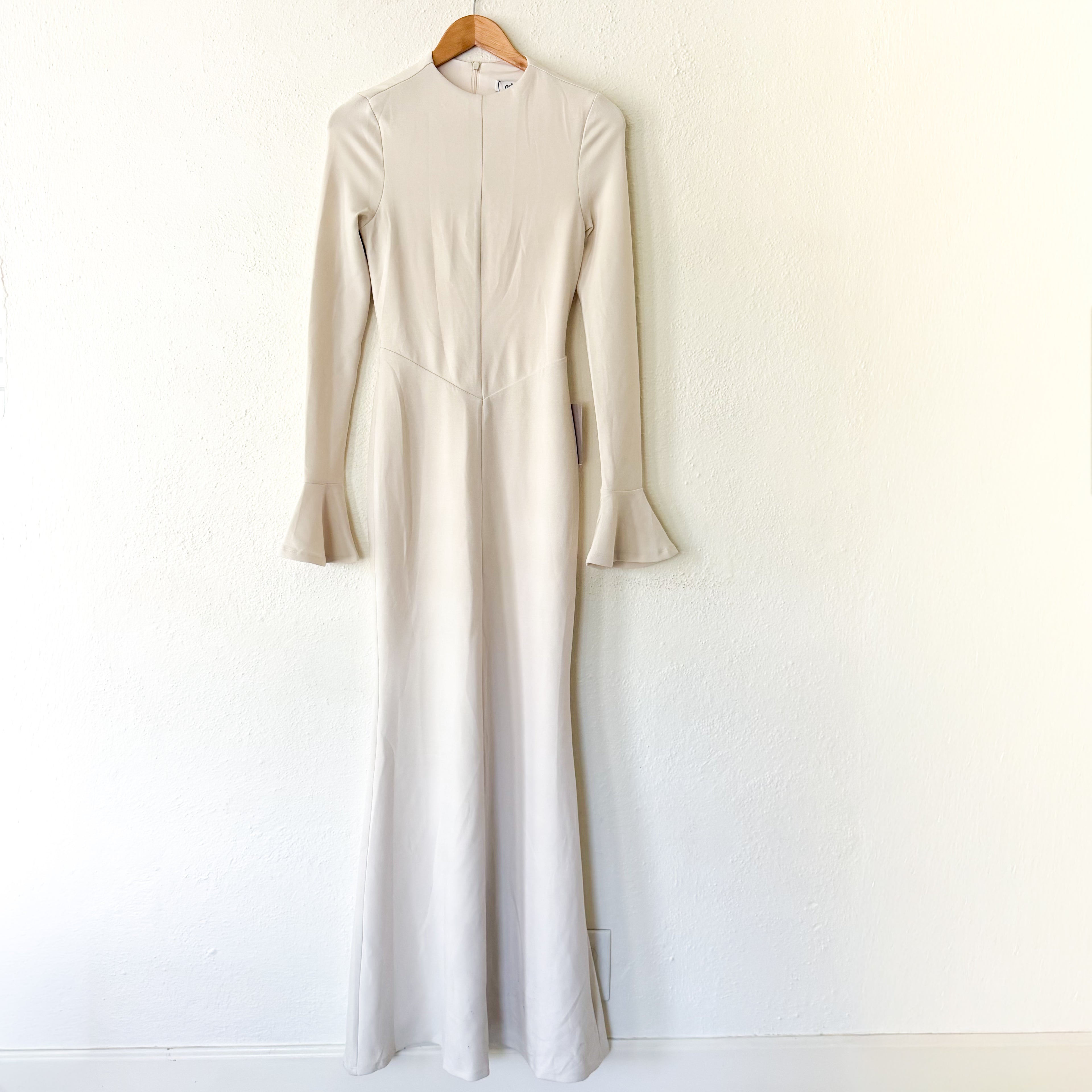 Odd Muse London "The Ultimate Muse" Knitted Maxi Dress in Cream | XS