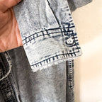 Cloth & Stone Long Sleeve Acid Wash Tencel Denim Shirt Dress | XS