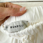 Bumpsuit The High Rise Cloud Pants in Ivory | XS