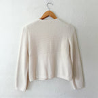 J. Crew Crewneck Cardigan Lady Jacket Sweater in Cream | XS