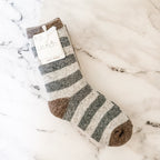 Lemon x Anthropologie Soft Wool Blend Grey Tone Sock Bundle | OS