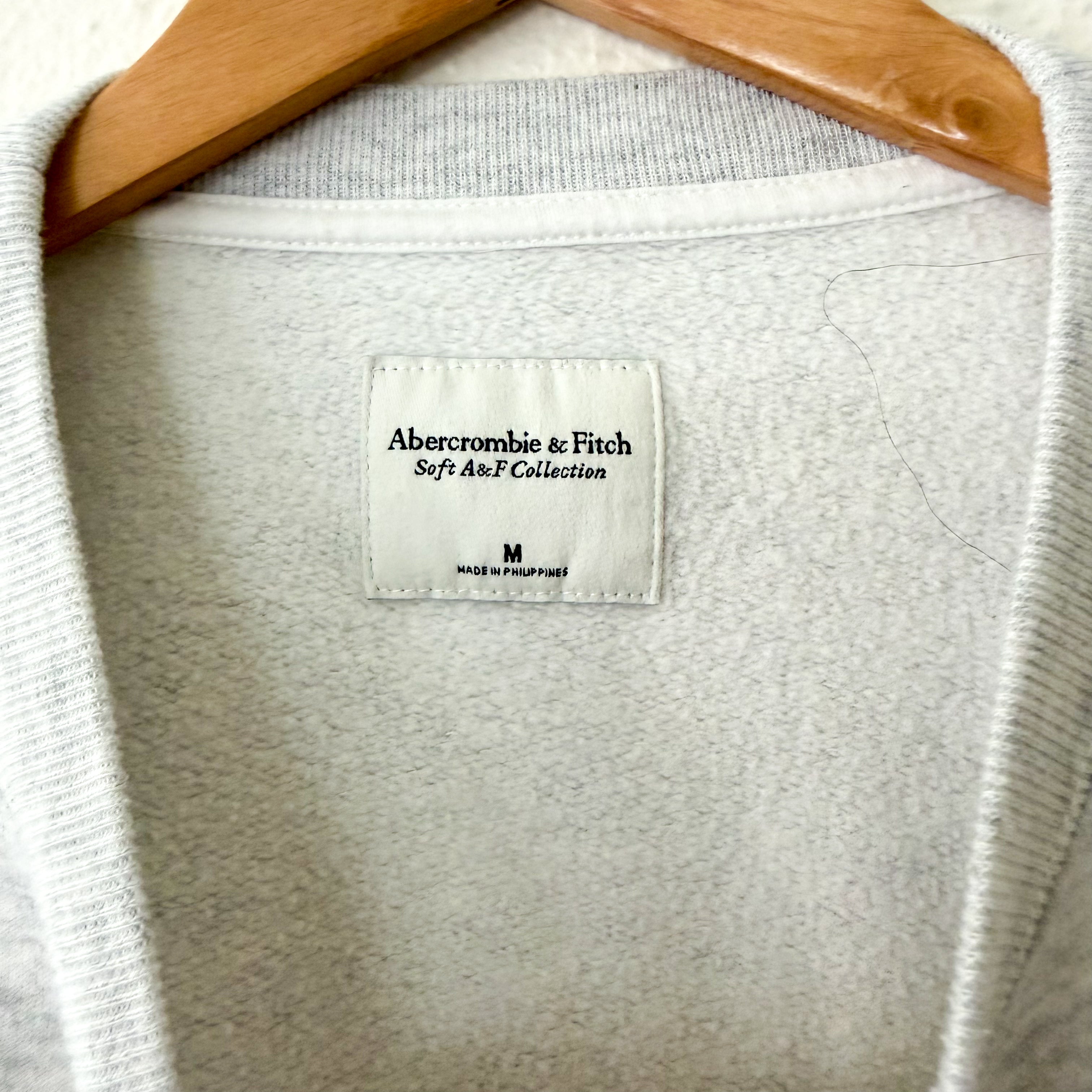 Abercrombie & Fitch Grey Sunday Crewneck Oversized Diet Coke Bow Sweatshirt | M