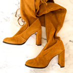 Stuart Weitzman Hiline Over-the-Knee Boots in Nutmeg Suede | 6