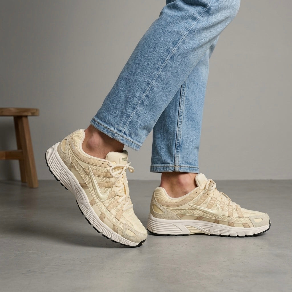 Nike Men's P-6000 SE Alabaster/Sail/Black Sneakers | 12.5