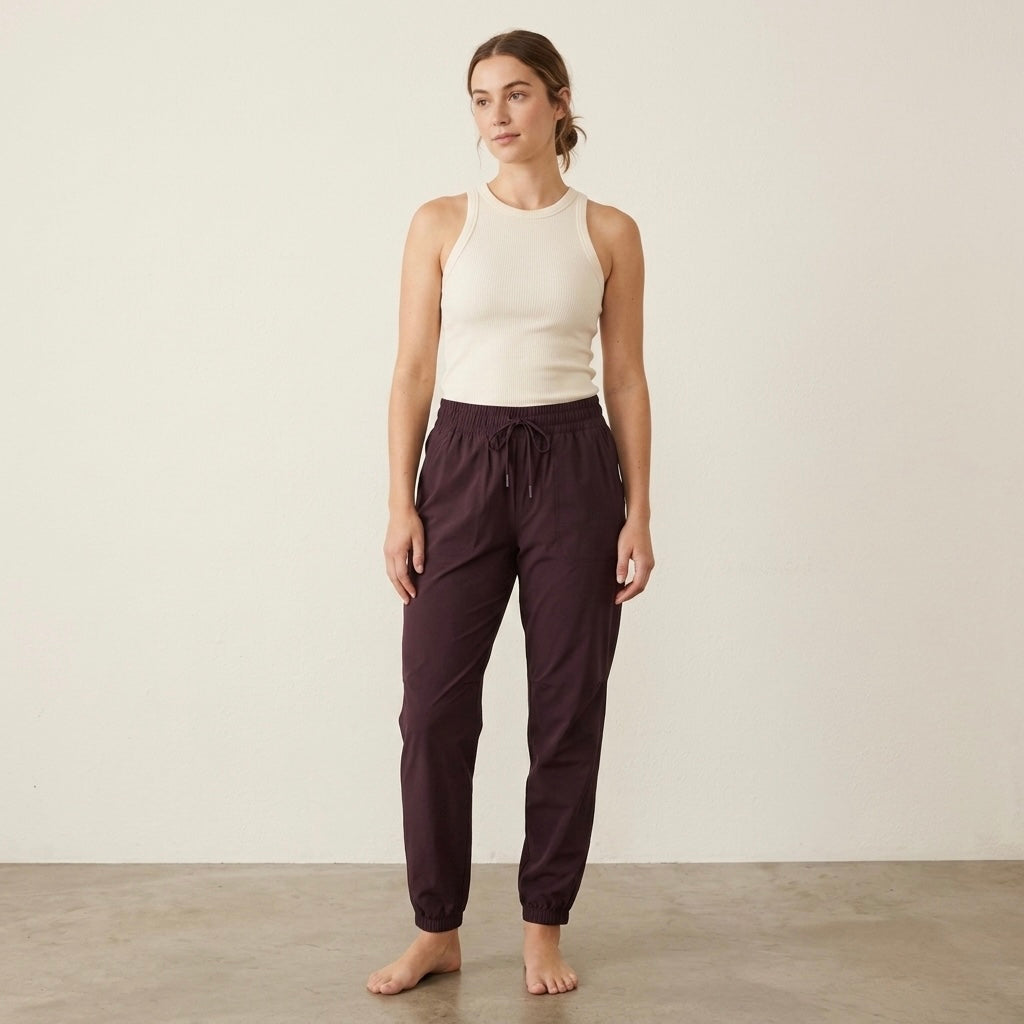 Nuuds Eggplant Refine Jogger Pants | S