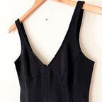 D&G Dolce & Gabbana Authentic Archival Black Bodycon Trumpet Dress | 26/XS