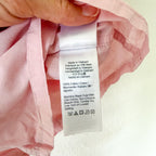 J.Crew Classic Cotton Long Sleeve Sleep Set in Light Pink Blooming Peony Eoe | XXS