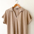 Tuckernuck Sandstone Pique Melissa Maxi Dress | S