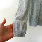 Reiss Nova Cashmere Blend Turtleneck Sweater in Grey | XS